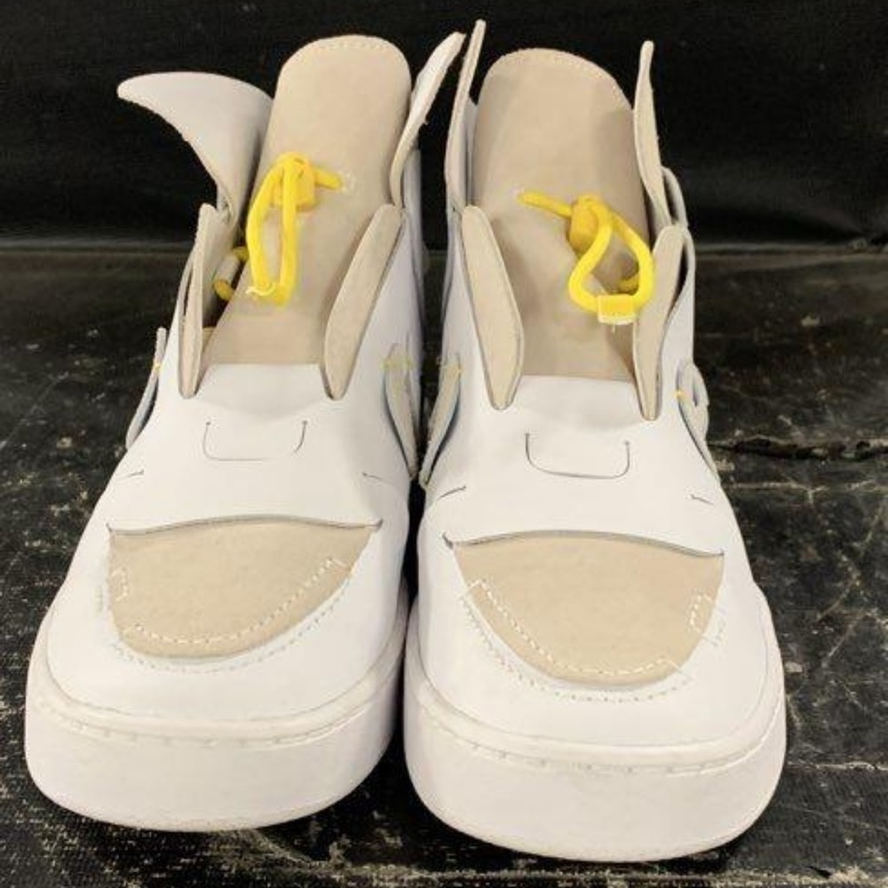 Nike Vandalised LX Deconstructed High Top Sneaker Chrome Yellow Sz 9 - Picture 5 of 9